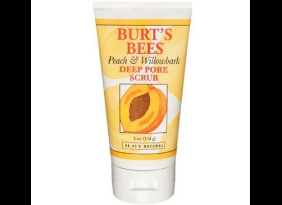 Burt's Bees Peach and Willowbark Deep Pore Scrub, $8