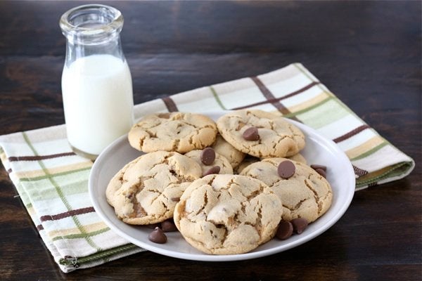 Peanut Butter Snickers Cookies