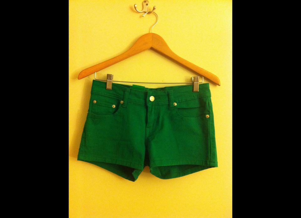 Limelight Marketplace Green Shorts, $28
