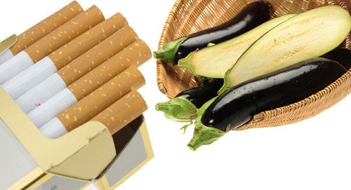 nicotine in 1 cigarette Nicotine In Vegetables: 20 Pounds Of Eggplant Equivalent To 1 Cigarette