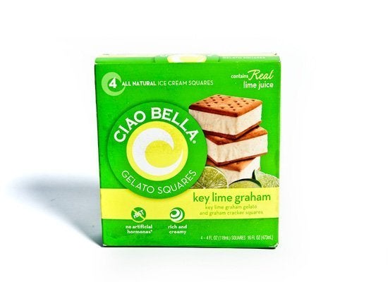 Ciao Bella Key Lime Graham Gelato Squares