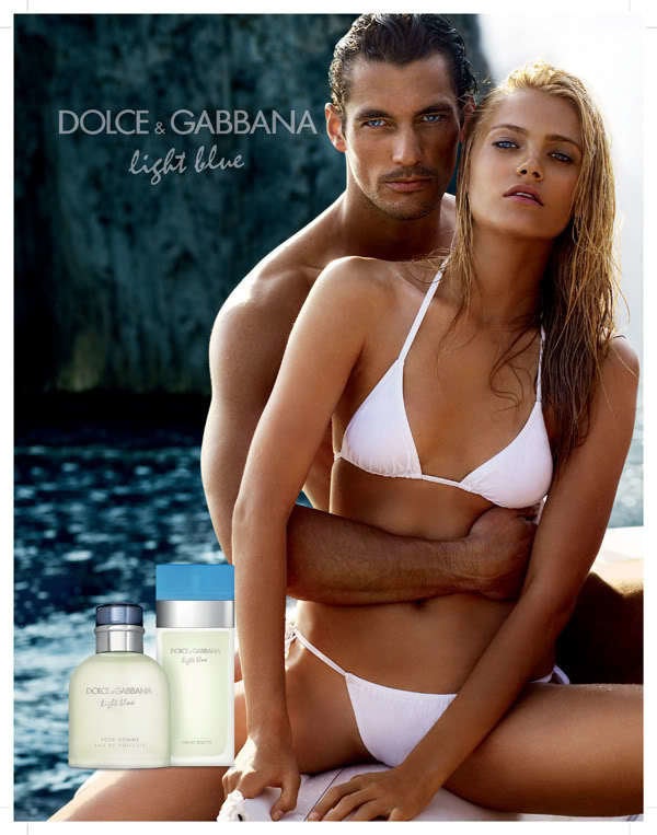 Dolce and gabbana cheap light blue ad model