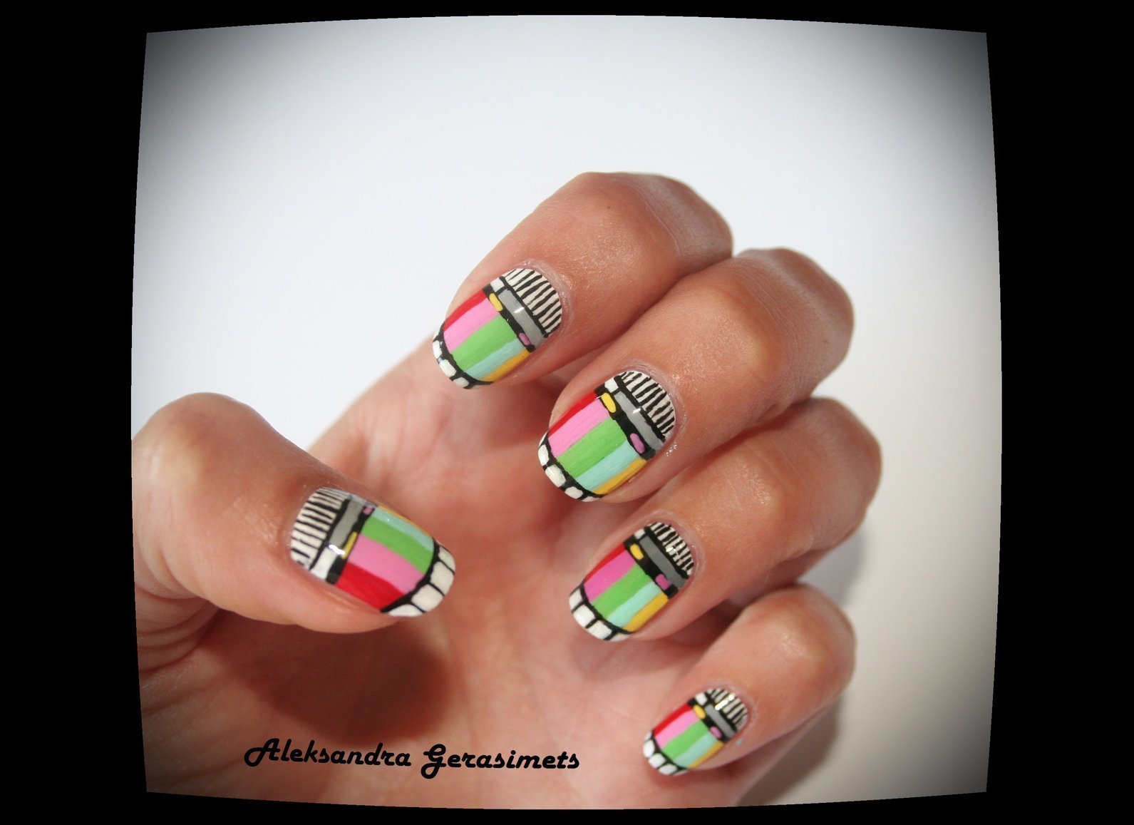 Chanel nail design | Mariya K.'s Photo | Beautylish