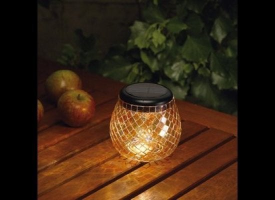 Smart Solar Glass Mosaic Solar Tea Light 