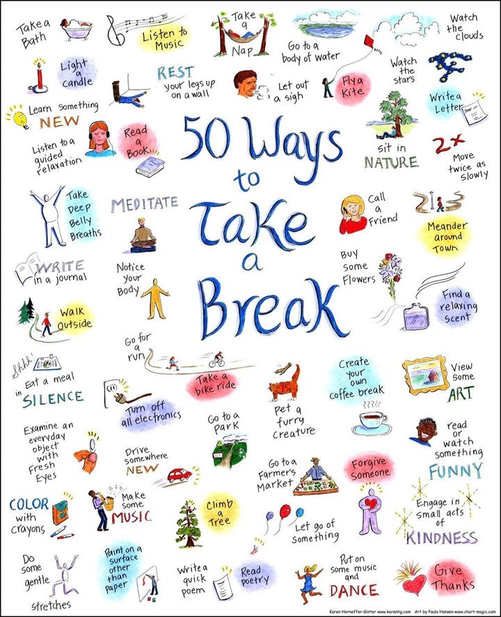 50 Ways to Take a Break, and the Essential First Step of Remembering