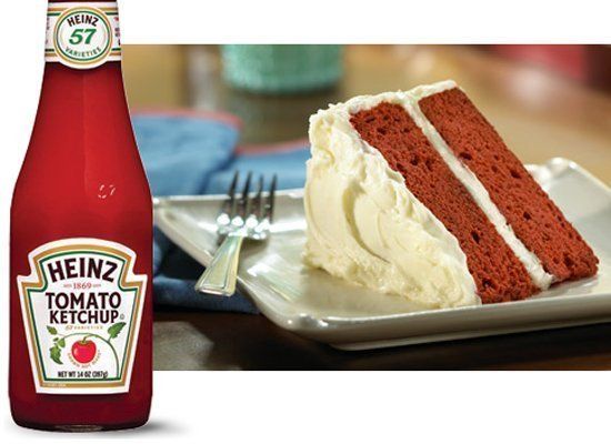 Big Red Heinz Ketchup Cake