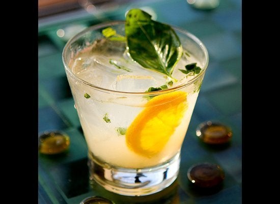 Xanadu Basil And Grapefruit Cocktail