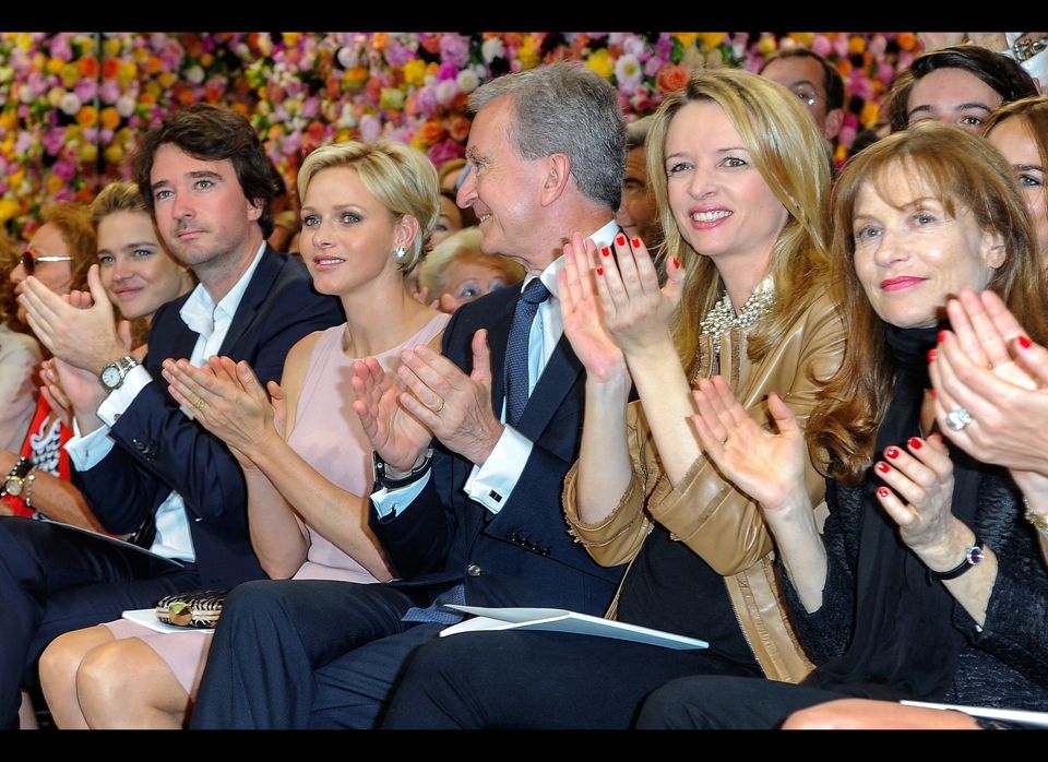 Natalia Vodianova, Antoine Arnault, Princess Charlene, Bernard Arnault, Delphine Arnault & Isabelle Huppert