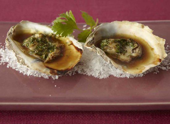 Savory Broiled Oysters
