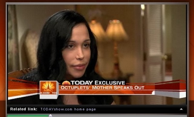 Nadya Suleman Speaks Octuplet Mom On Today Video Huffpost Life