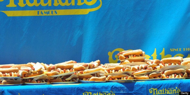 Atmosphere at the 2010 Nathan's Famous Fourth of July International Hot Dog Eating Contest at Coney Island on July 4, 2010 in the borough of Brooklyn in New York City. *** Local Caption ***