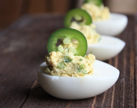 Jalapeño Deviled Eggs