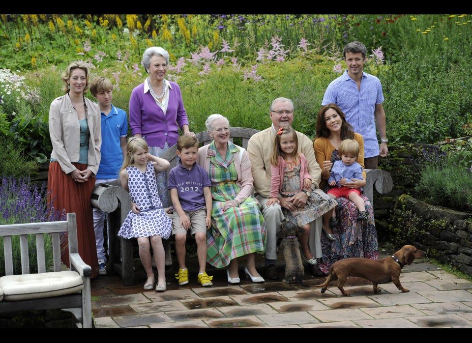 Princess Alexandra, Count Richard, Countess Ingrid, Princess Benedikte, Prince Christian, Queen Margrethe II, Prince Consort Henrik, Princess Isabella, Crown Prince Frederik, Crown Princess Mary and Prince Vincent