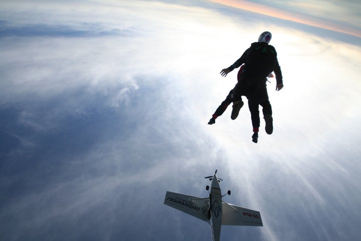 The Art Of Living Skydiving Huffpost