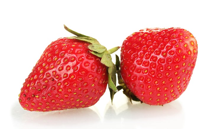 sweet ripe strawberries...