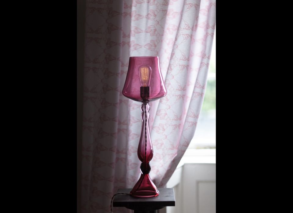 Hide A Side Table Lamp's Power Cord