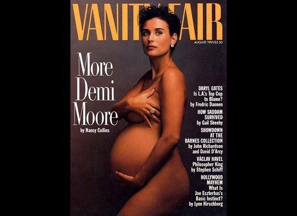 Demi Moore on Vanity Fair, August 1991