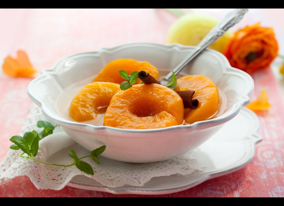 1. Canned Peaches