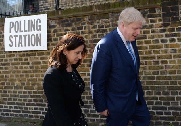 Marina Wheeler and husband Boris Johnson