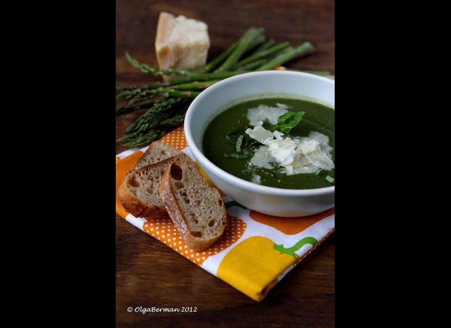 Cream of Asparagus & Spinach Soup