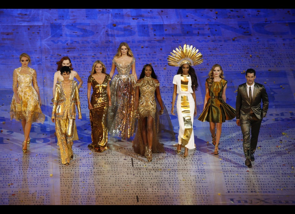 Lily Cole, Stella Tennant, Karen Elson, Kate Moss, Lily Donaldson, Naomi Campbell, Georgia May Jagger, Jourdan Dunn & David Gandy