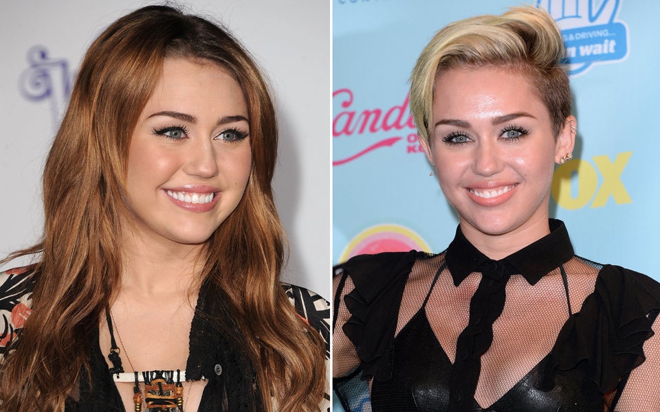 miley cyrus haircut before and after