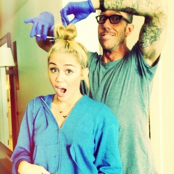 Miley Cyrus Haircut: Singer Chops ALL Her Hair For A Platinum Blonde Pixie Cut (PHOTOS, POLL) | HuffPost Life Miley Cyrus Haircut: Singer Chops ALL Her Hair For A Platinum Blonde Pixie Cut (PHOTOS, POLL) | HuffPost Life