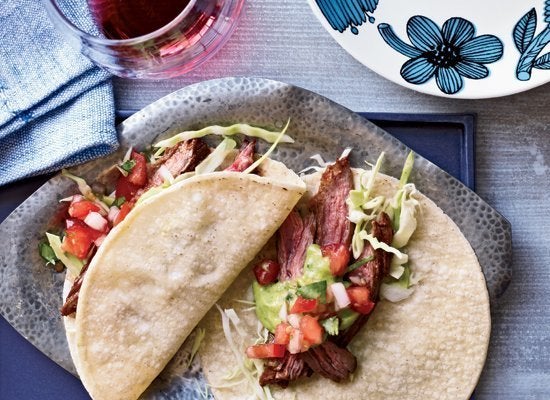 Chile-Spiced Skirt Steak Tacos