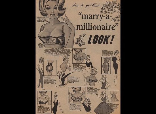 Get That Marry a Millionaire Look! Frederick's of Hollywood
