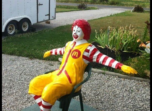 Ronald McDonald Statue 