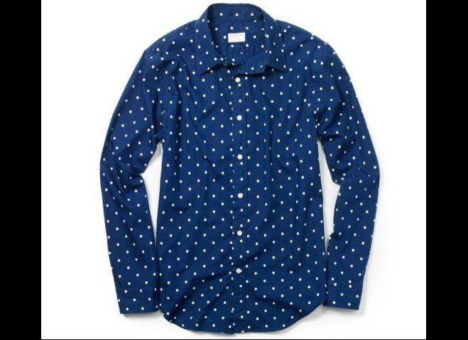 Club Monaco "Philip" Polka-Dot Casual Shirt, $79