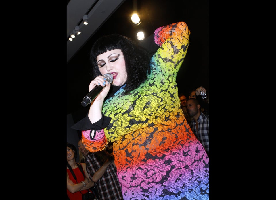 Beth Ditto performing at MAC