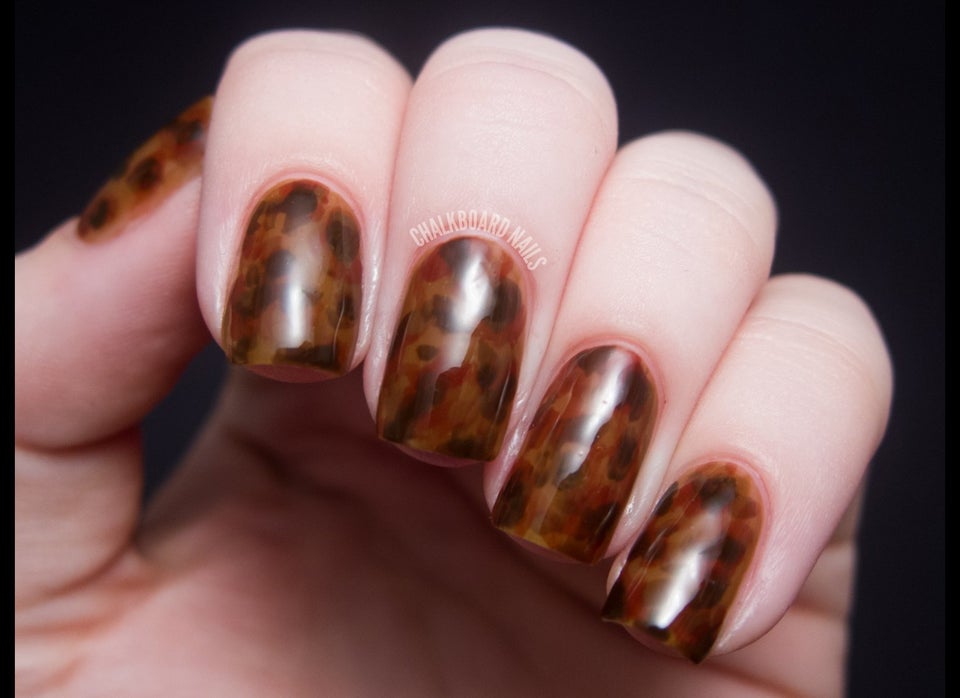 Tortoiseshell Nail Art