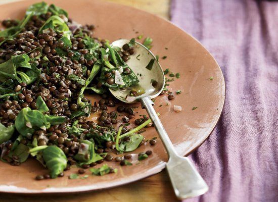Lentils With Red Wine And Herbs