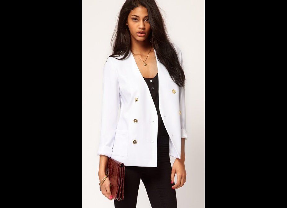 ASOS Double Breasted Blazer With Gold Buttons, $61