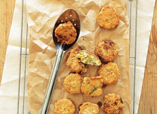 Coriander And Corn Fish Cakes