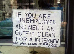 Armstrong Cleaners offers unemployed free job interview outfit