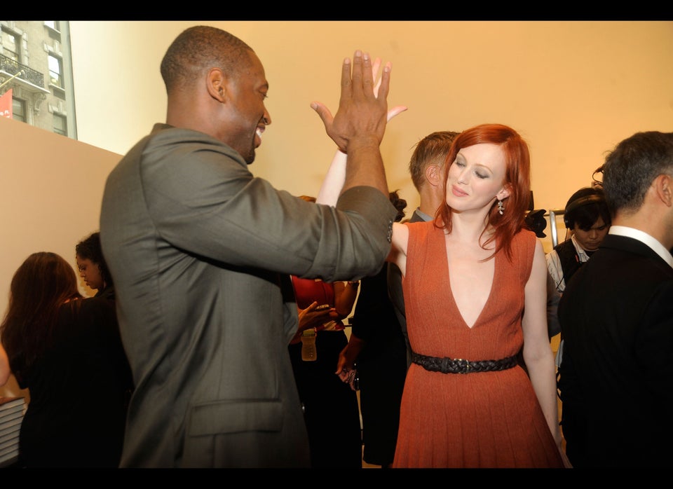 Dwyane Wade and Karen Elson