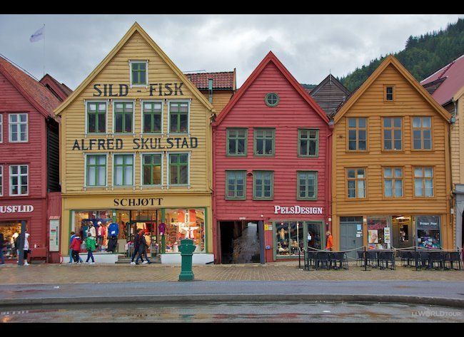 Bryggen, the old wharf of Bergen