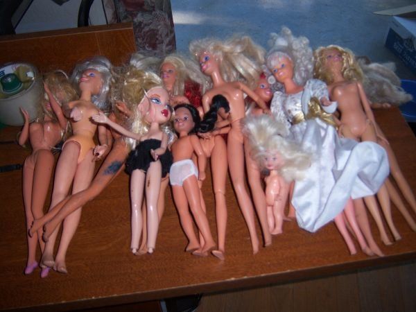 Pile Of Naked Barbies