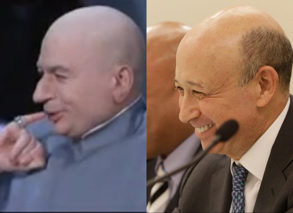 Dr. Evil and Lloyd Blankfein