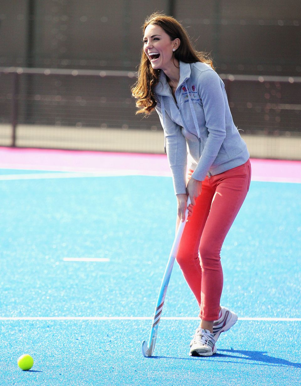 The Duchess of Cambridge visits the Olympic Park