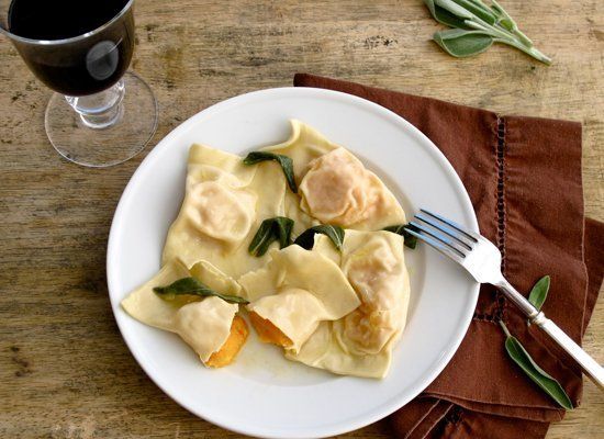 Butternut Squash Ravioli With Sage Browned Butter