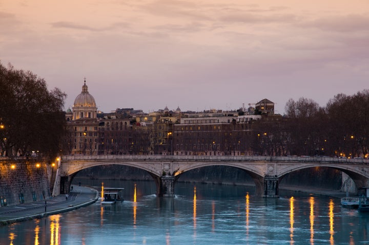 rome at sunset