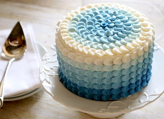 How to Make Mini Ombre Cakes