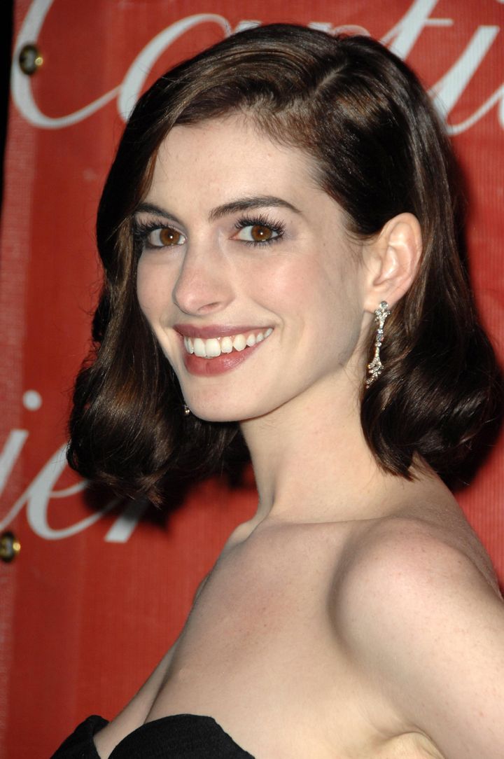 anne hathaway at the palm...