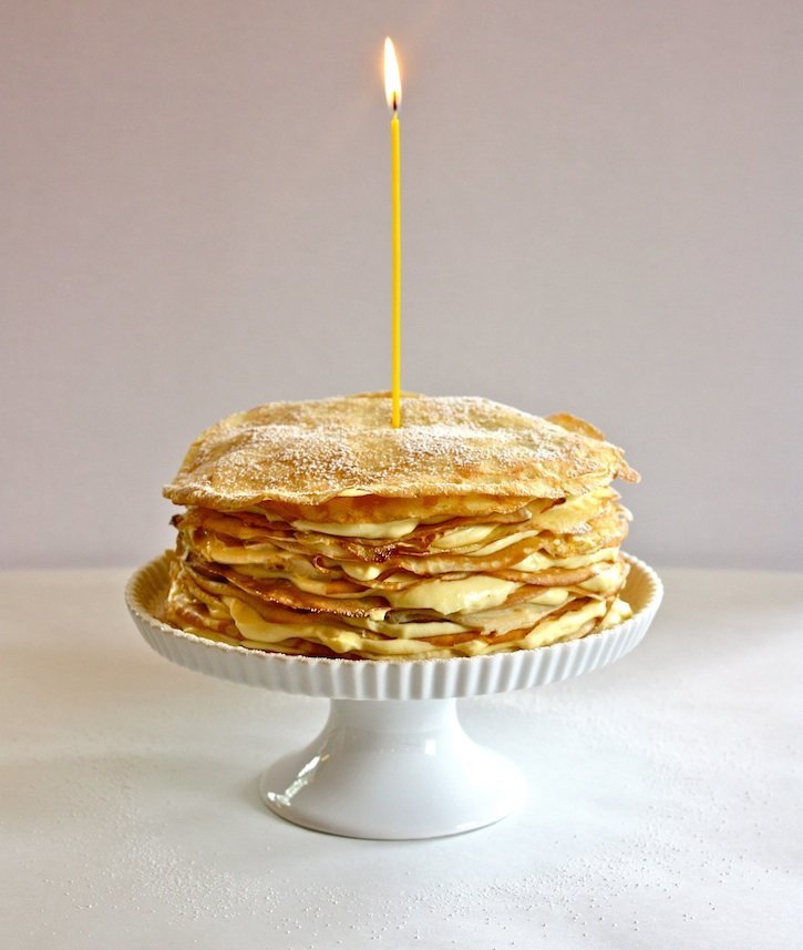 Lemon Crepe Cake - girl. Inspired.