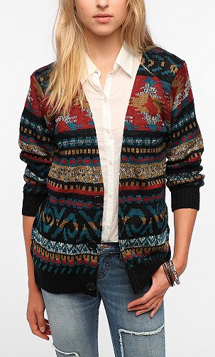 Urban Renewal Patterned Cardigan, $49