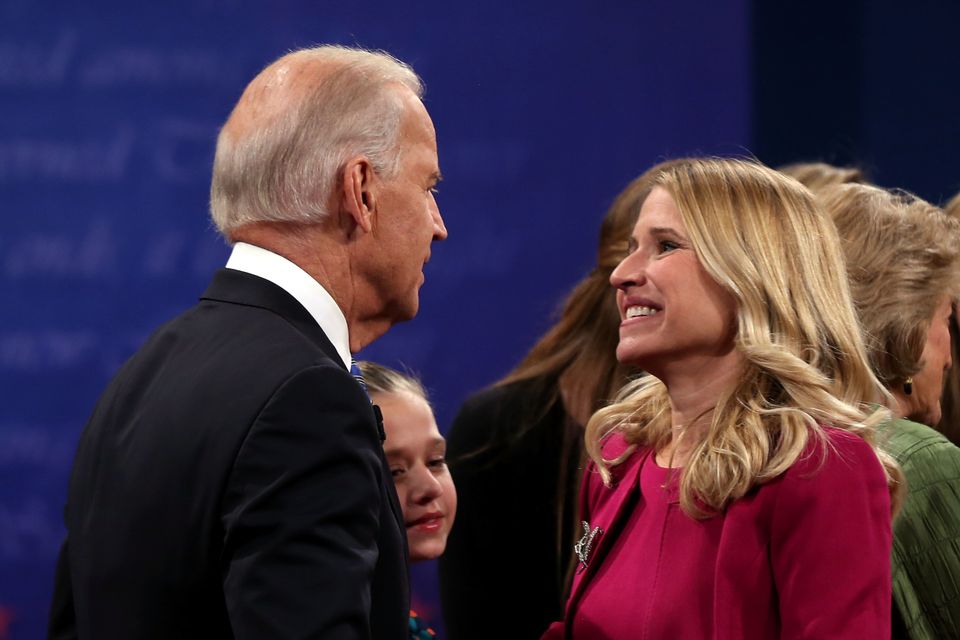 Joe Biden and Janna Ryan