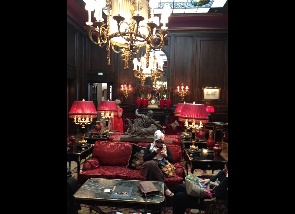 Luxurious Sitting Room of the Sacher Hotel